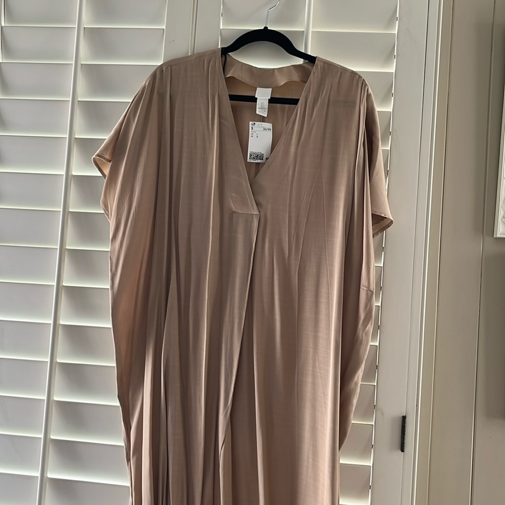 Champagne shift dress